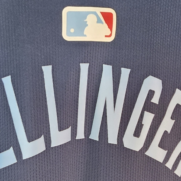 Nike Navy Wrigleyville Baseball Jersey with Light Blue Accents - Picture 10 of 14